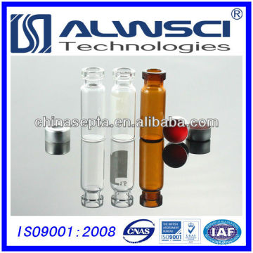 2ml botella de reactivo químico de cristal de tapa de crimpado 11mm autosampler vial suit for Agilent